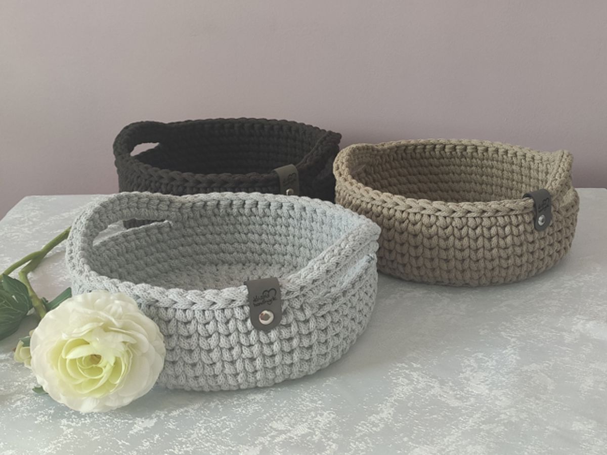 Brotkorb mit Henkel / Aufbewahrungskorb