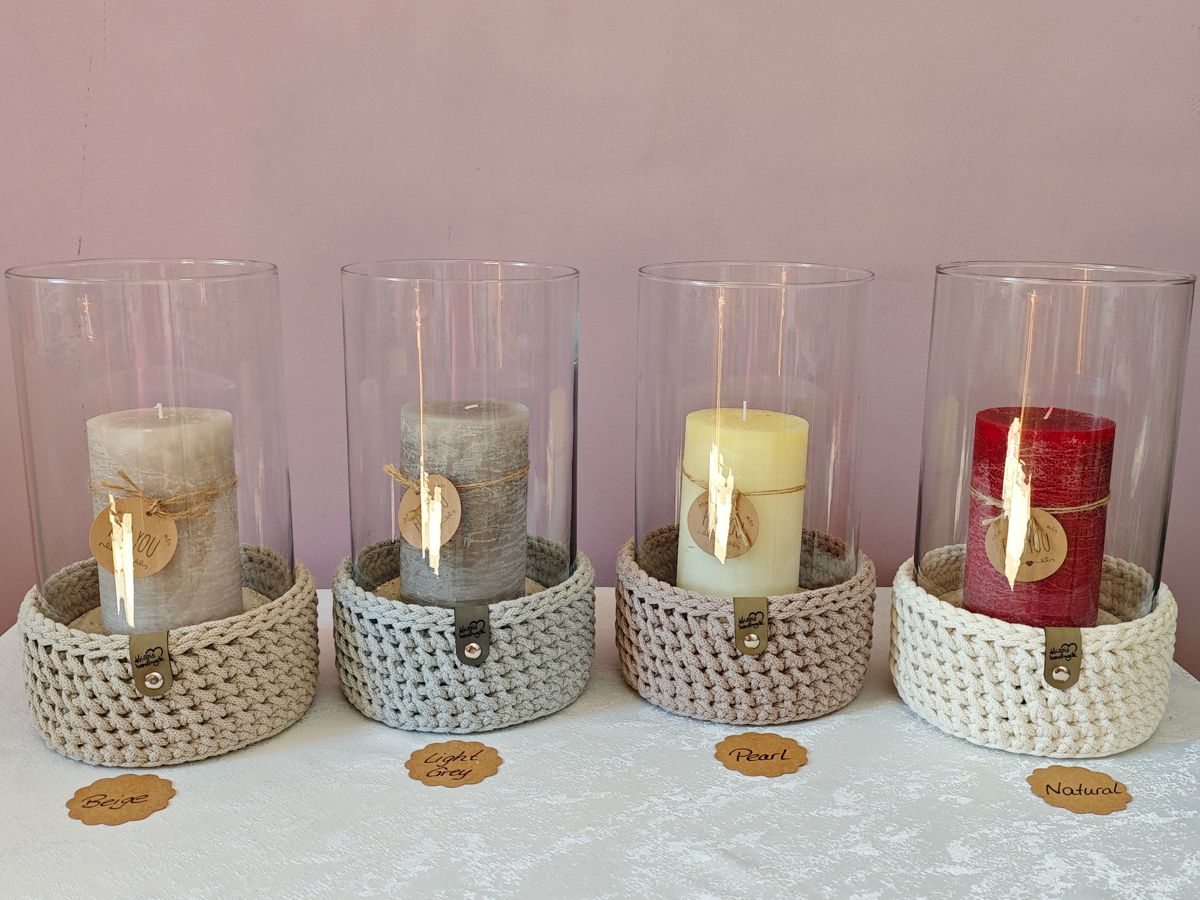 Windlicht groß ø 17 cm x 30 cm