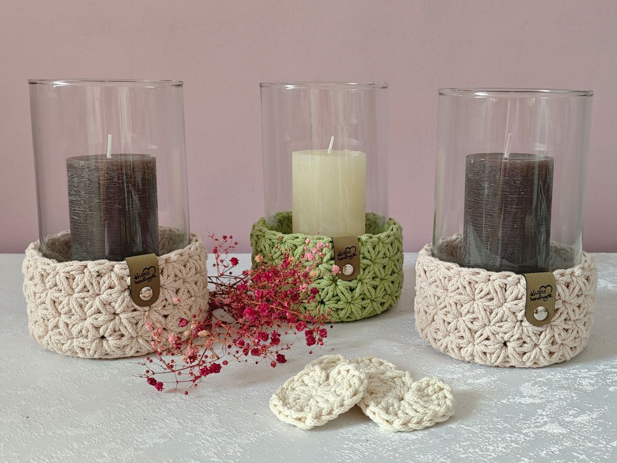 Windlicht "Jasmin"  ø 12 cm x 21 cm